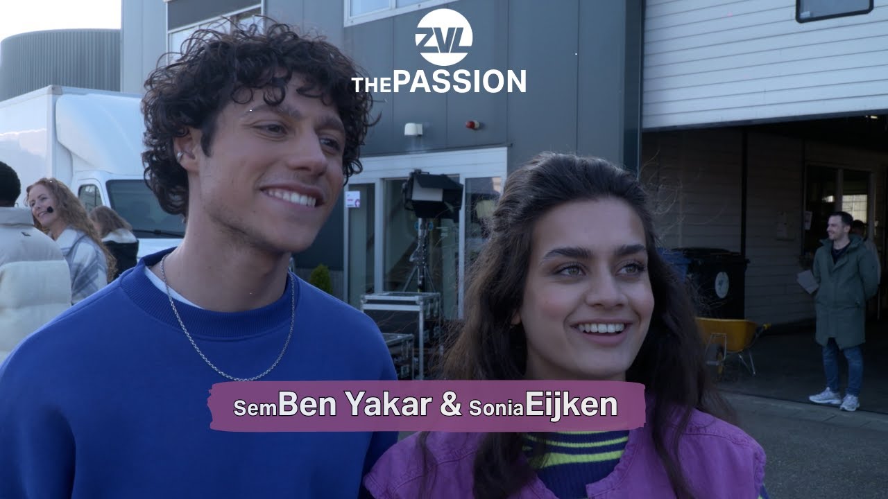The Passion - Interview cast (Sem Ben Yakar & Sonia Eijken)