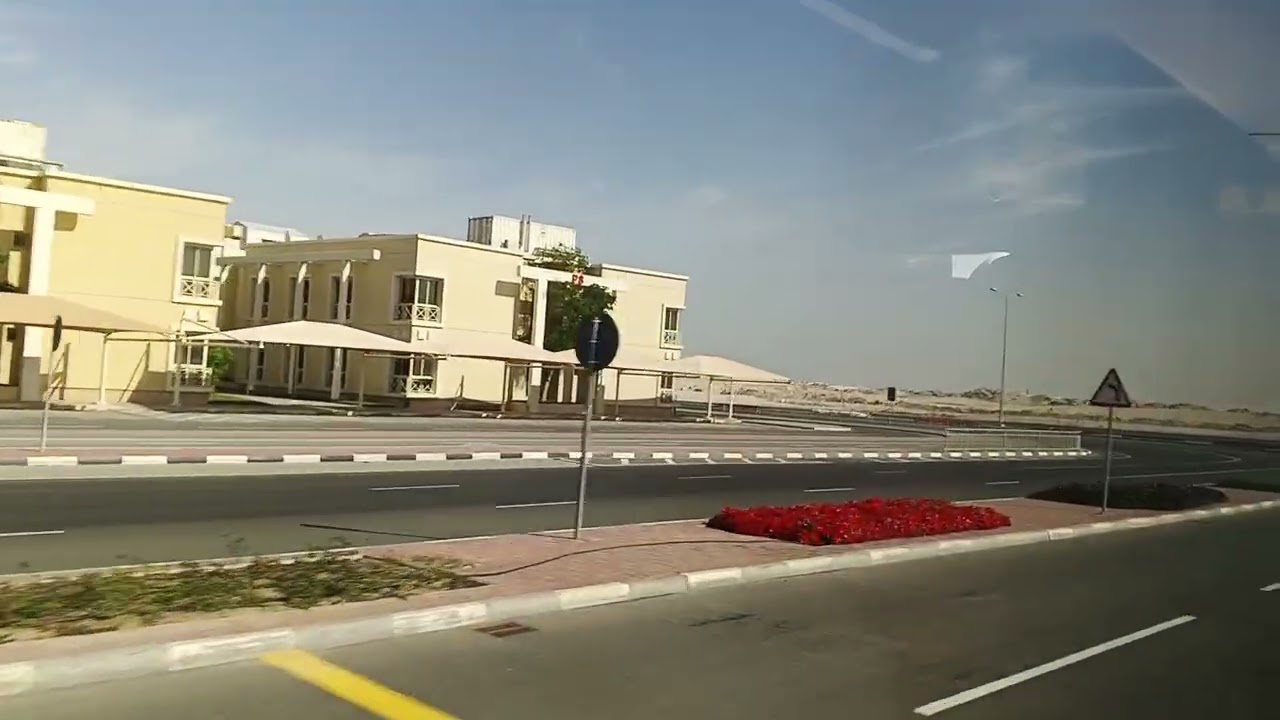 Driving on Qatar roads #travel