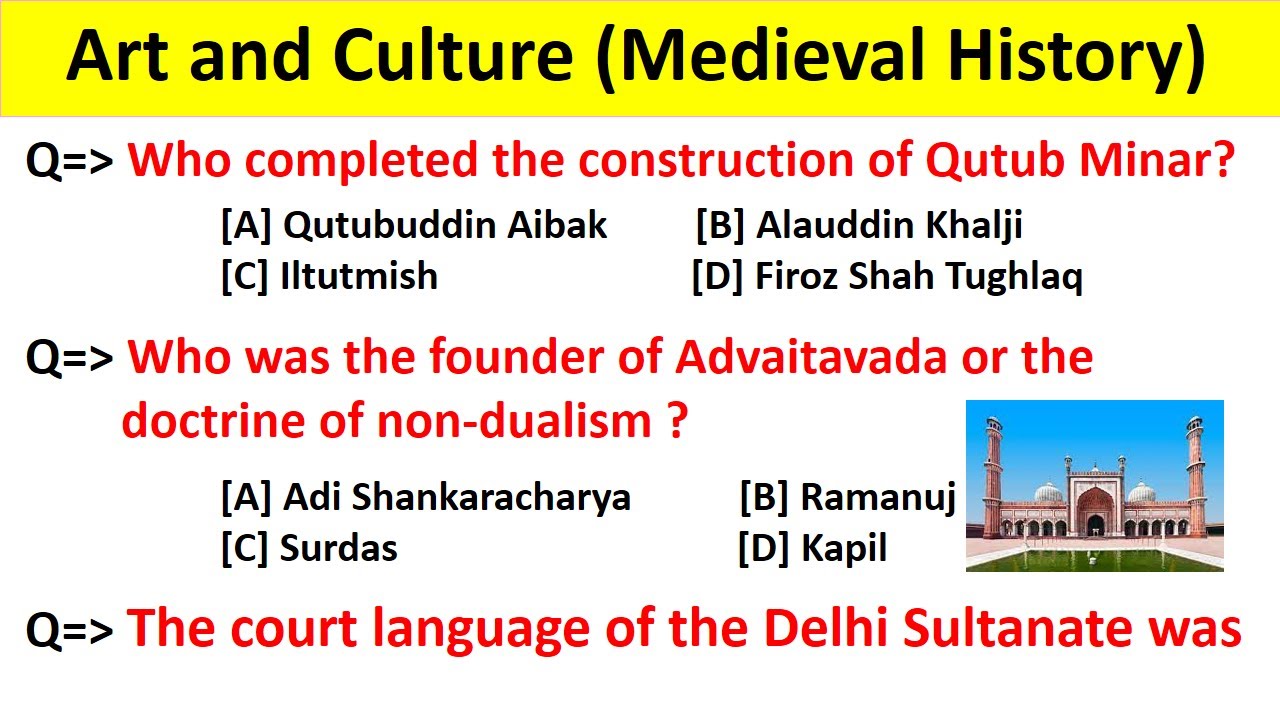 Art and Culture/ Art and Culture of Medieval Indian history/ Medieval Indian history MCQs/ SSC