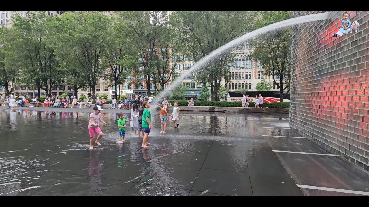 Crown Fountain, Millennium Park, Chicago
