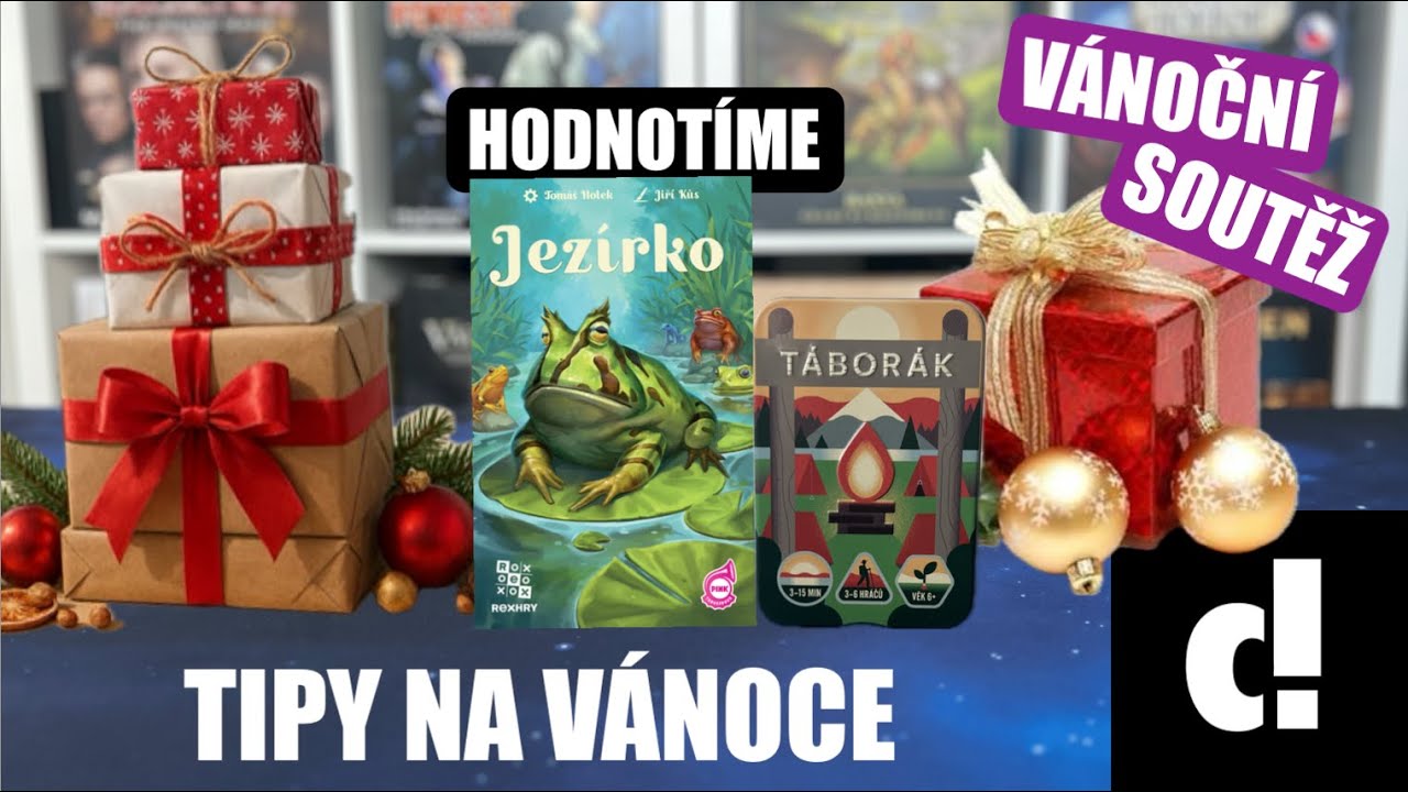 Co si přát od Ježíška | Vánoční soutěž | Hodnotíme novinky - Táborák a Jezírko od Tomáše Holka