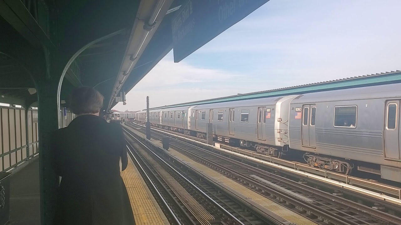 The R42s Final Run: R42 A Train Arriving into Rockaway Blvd