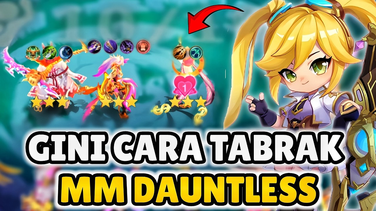 GINI CARA MUDAH TABRAK MM DAUNTLESS PASTI B3 HERO LEBIH CEPAT DAN MUDAH!