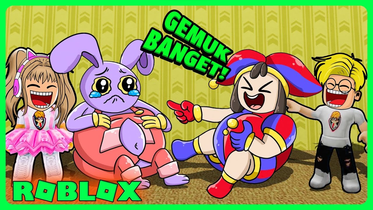 BANG CUPU JUMPA JAX DAN POMNI YANG SUDAH MENIKAH DAN JADI GENDUTT DI ROBLOX BACKROOMS!!