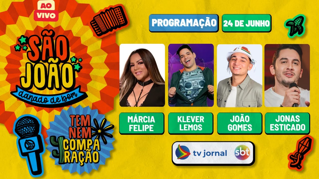 SÃO JOÃO DE CARUARU AO VIVO: Shows de Márcia Felipe, Klever Lemos, João Gomes e Jonas Esticado 24.06