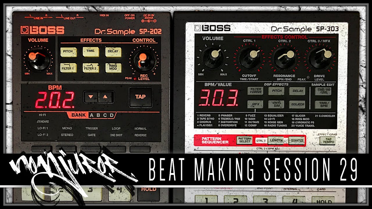 SP-303 SP-202 Boom Bap | BEAT MAKING SESSION No. 29