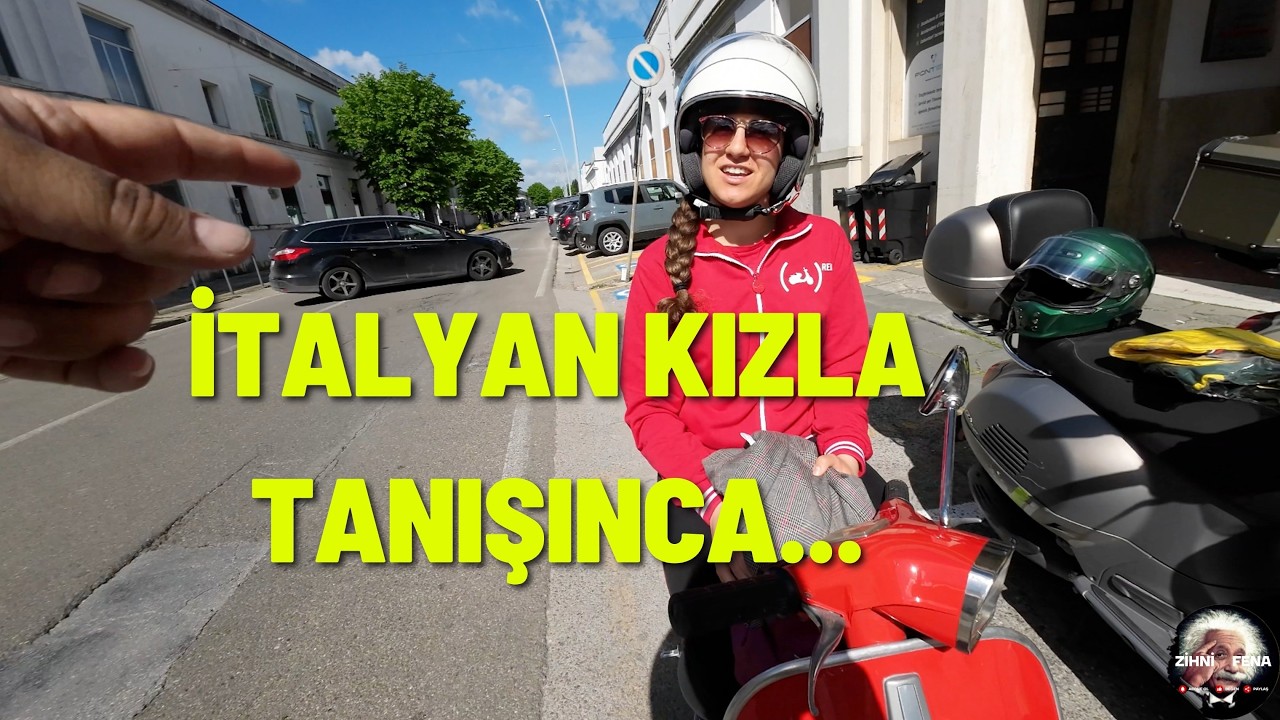 İtalyan Kızla Tanışınca… 😳🇮🇹 | Vespa’nın Doğduğu Şehir 🛵 (Bölüm 1)