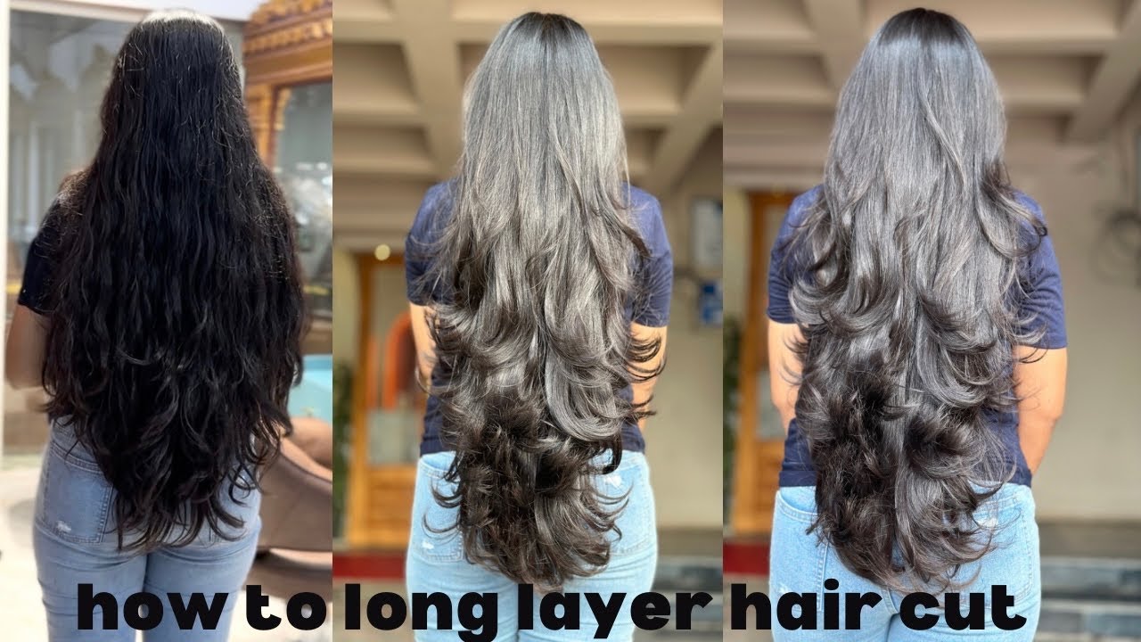 How to : Long Layer Hair Cut / Step by Step / Tuturial / proper guide for long hairs haircut ￼