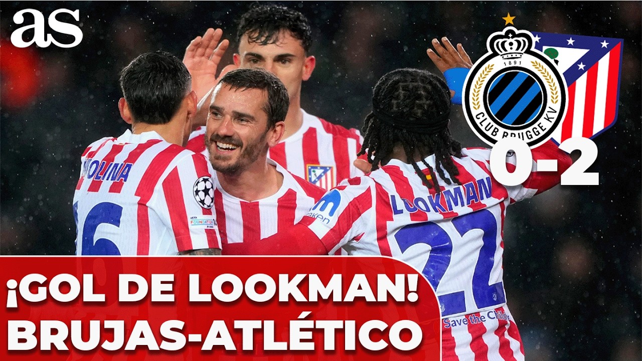 LOOKMAN marca el SEGUNDO GOL debutando en CHAMPIONS con el ATLETI | BRUJAS 0-2 ATL&Eacute;TICO MADRID