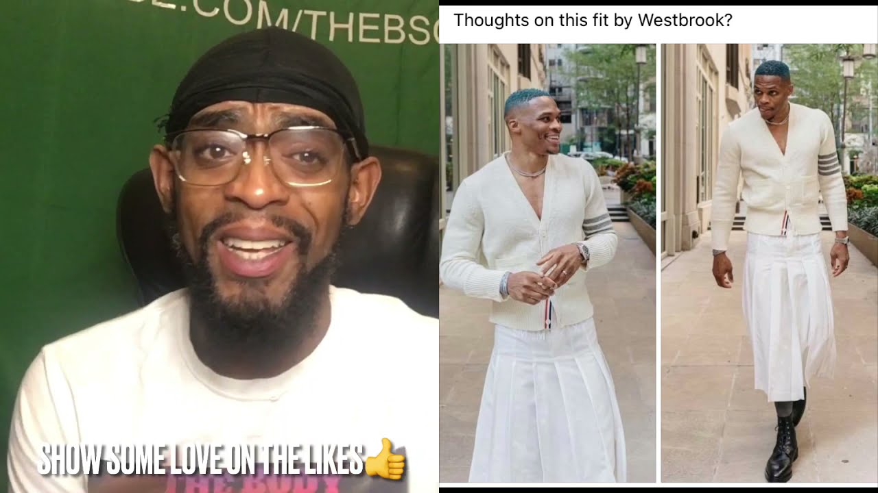 #RUSSELLWESTBROOK in a dress??😳😧👗👈🏽