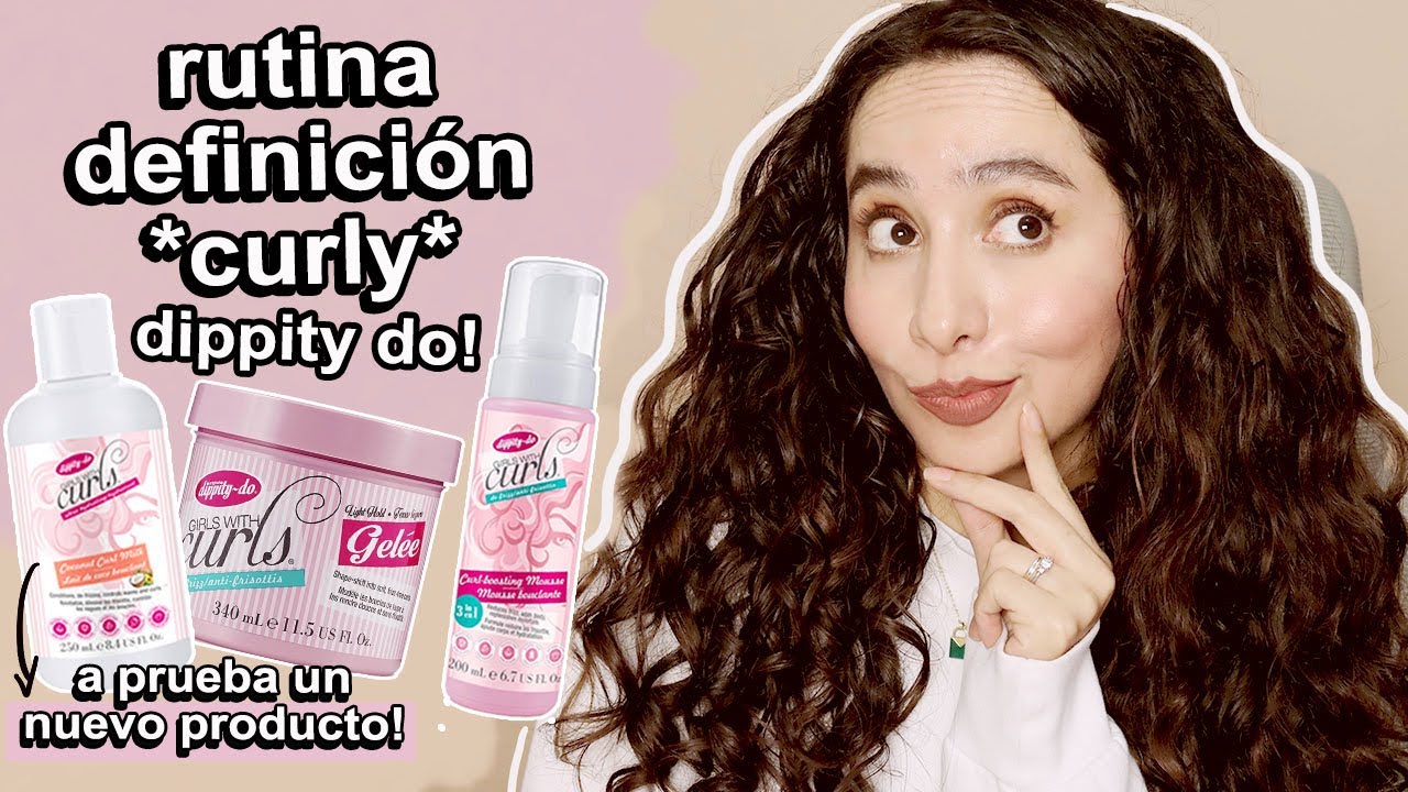 ✨ Rutina Curly DEFINICIÓN con Dippity Do 😱 ¡Rizos Perfectos! 💖