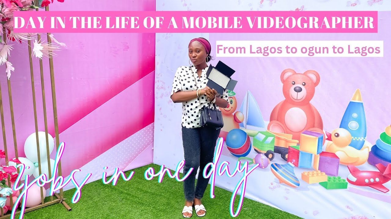 DAY IN THE LIFE OF A MOBILE VIDEOGRAPHER / CONTENT CREATOR IN LAGOS NIGERIA. Two jobs in one day