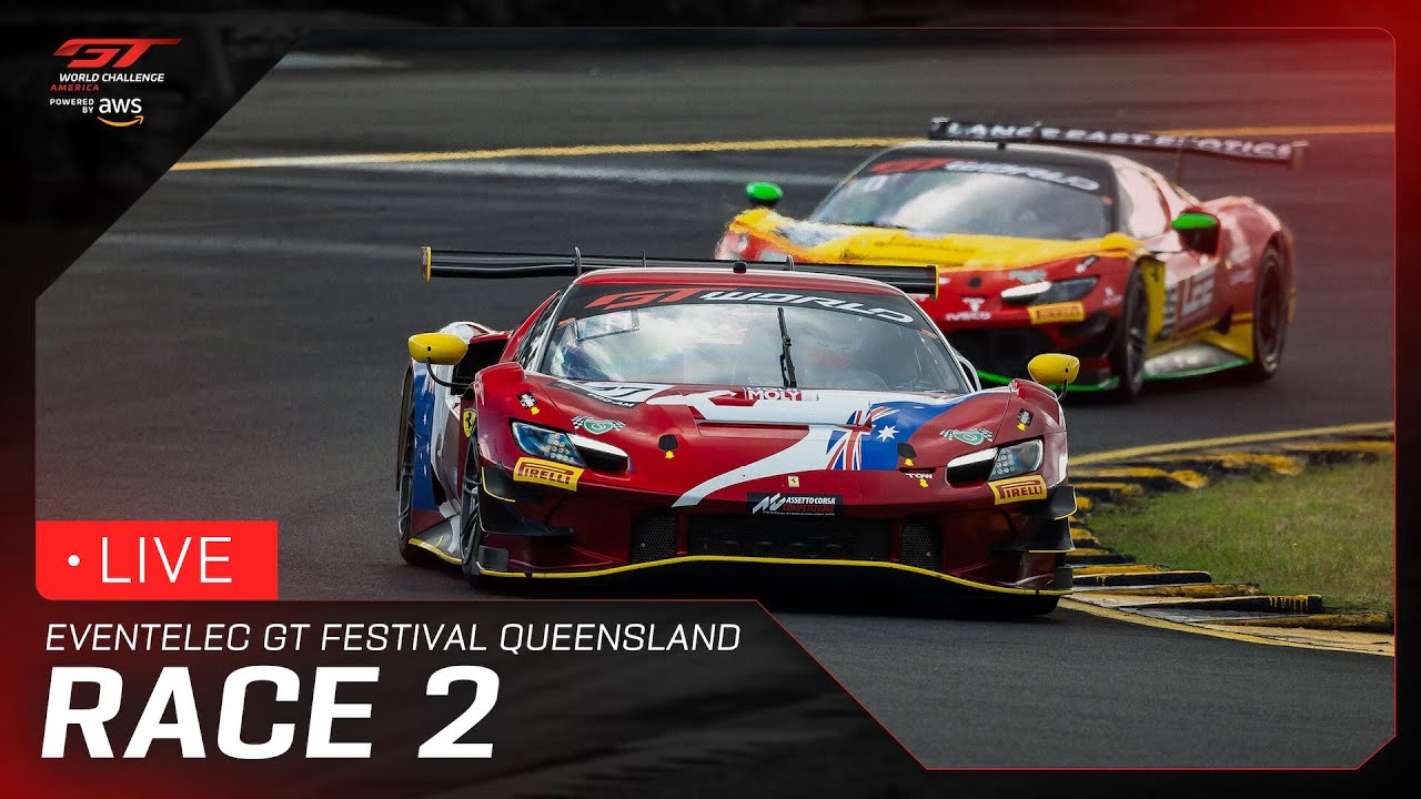 LIVE | Race 2 | EVENTelec GT Festival Queensland | 2025 GT World Challenge Australia