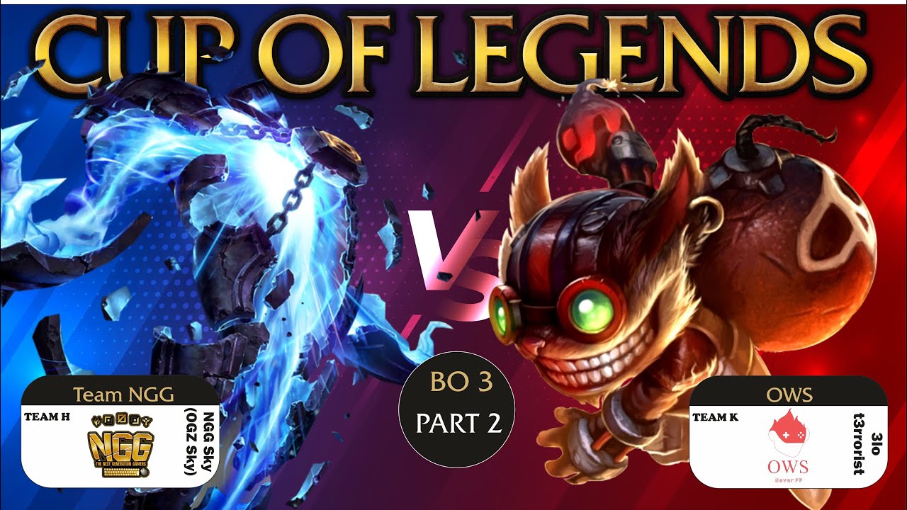 LEAGUE OF LEGENDS CUP: 1/4 finales. Part 2 (BO3). TEAM NGG VS OWS