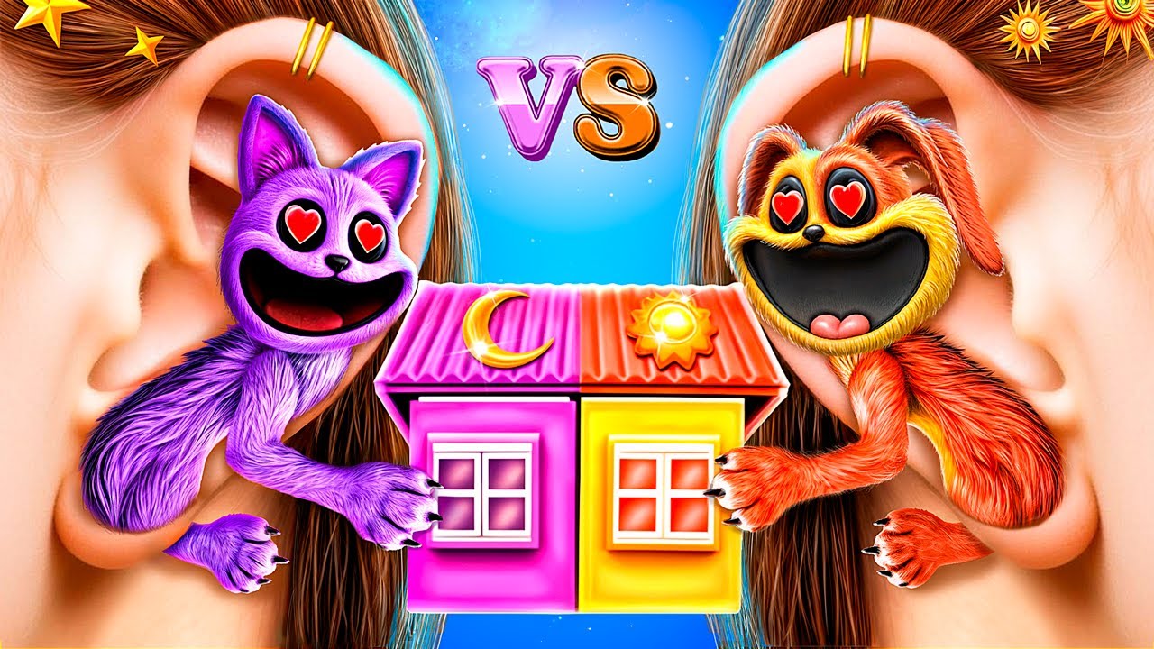 Construímos uma Casinha! CatNap vs DogDay! Poppy Playtime 3!
