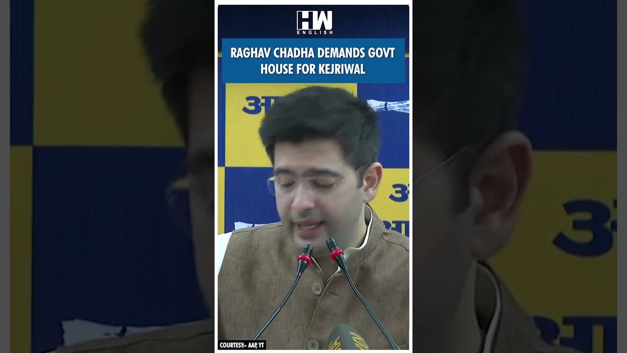 #Shorts | Raghav Chadha Demands Govt House For Arvind Kejriwal | AAP Delhi | Atishi | Supreme Court
