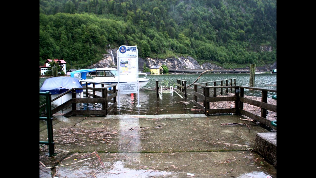 HOCHWASSER IN EBENSEE 2013