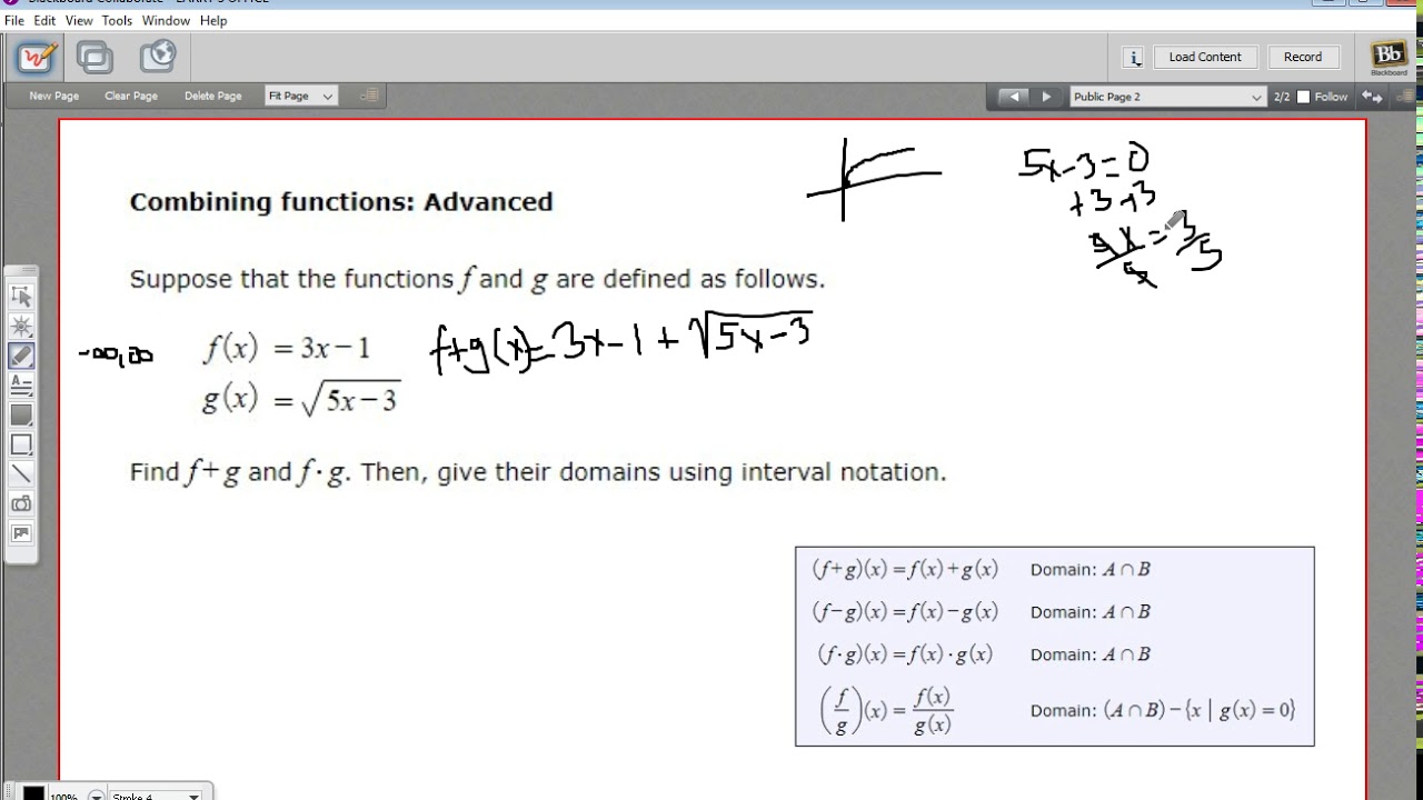 Combining functions - advanced