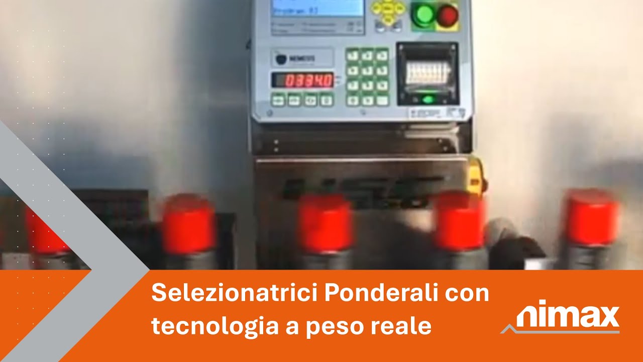 Nimax | Selezionatrici Ponderali con tecnologia a peso reale