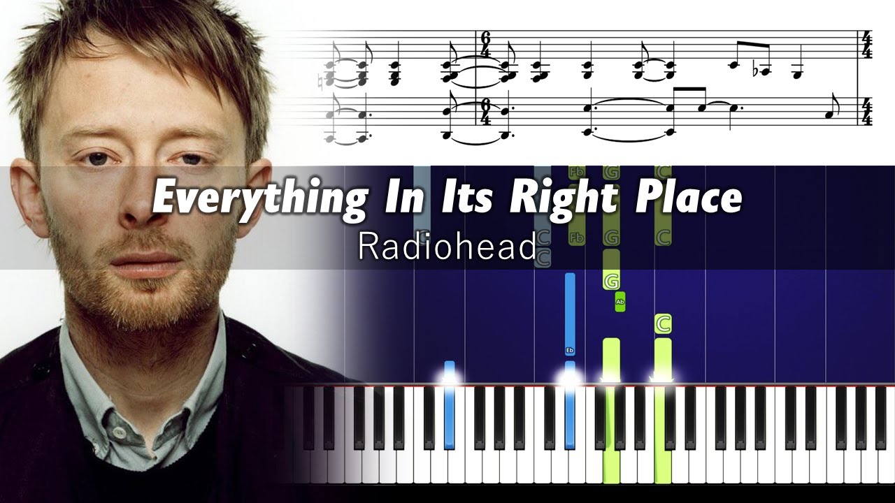 Radiohead - Everything In Its Right Place - Accurate Piano Tutorial with Sheet Music