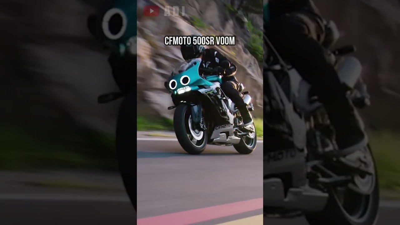 Новый 500-кубовый рядный 4-цилиндровый Supersport 🔥 CFMoto 500SR Voom