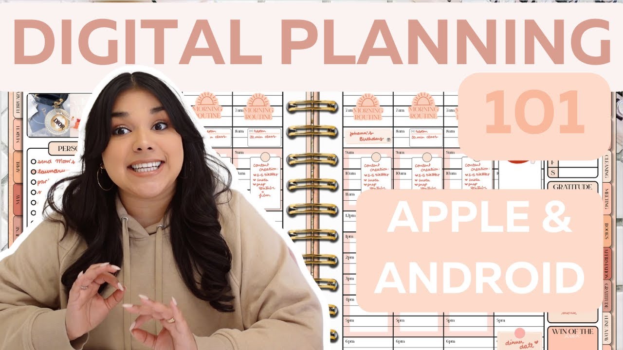 Digital Planning 101 - What is digital planning & how to start! - Apple & Android