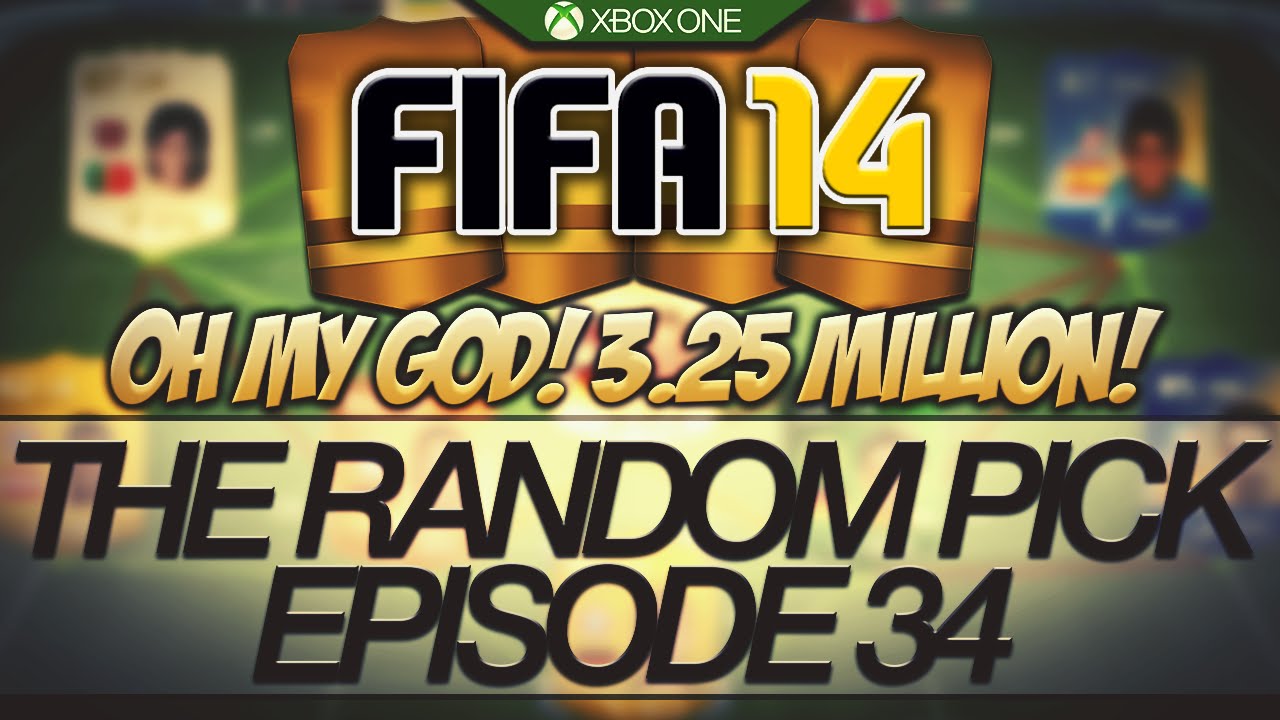 The Random Pick #34 - Amazing Colourful Team! 3.25 Million! FIFA 14 Ultimate Team!