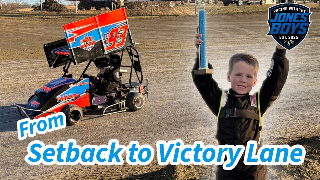 After breaking, Brantley found his way to a victory!🏁🏁