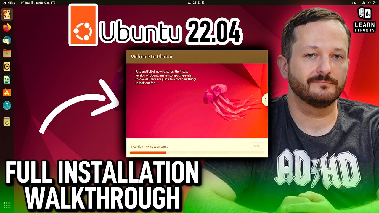 Ubuntu 22.04 LTS - Full Installation Walkthrough