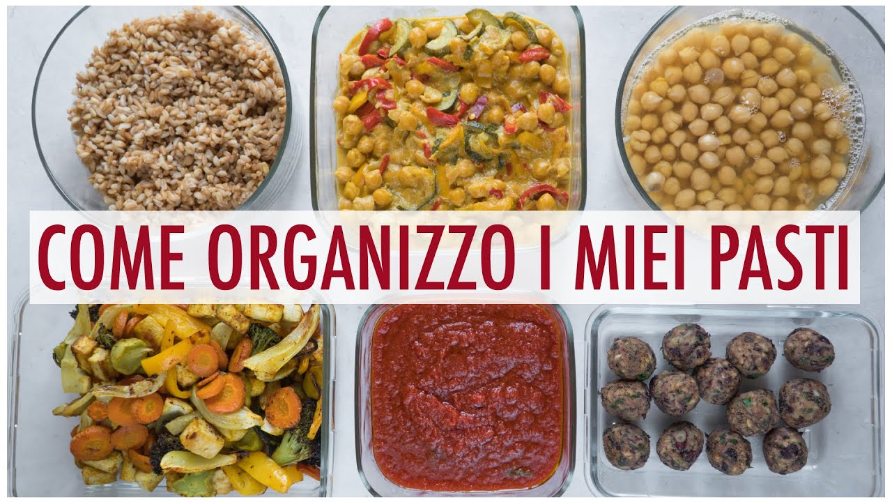 COME ORGANIZZARE i pasti per UNA SETTIMANA  - Il mio BATCH COOKING AUTUNNALE | Elefanteveg