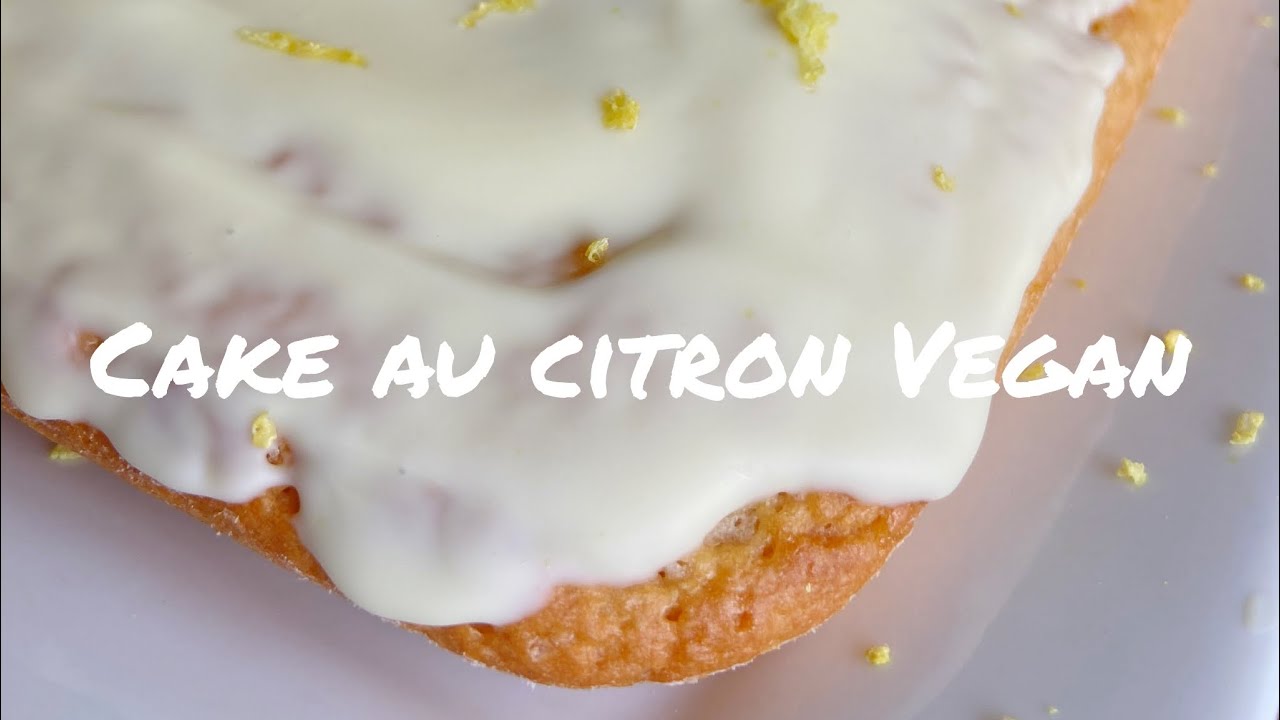 Cake au citron Vegan/ ultra rapide