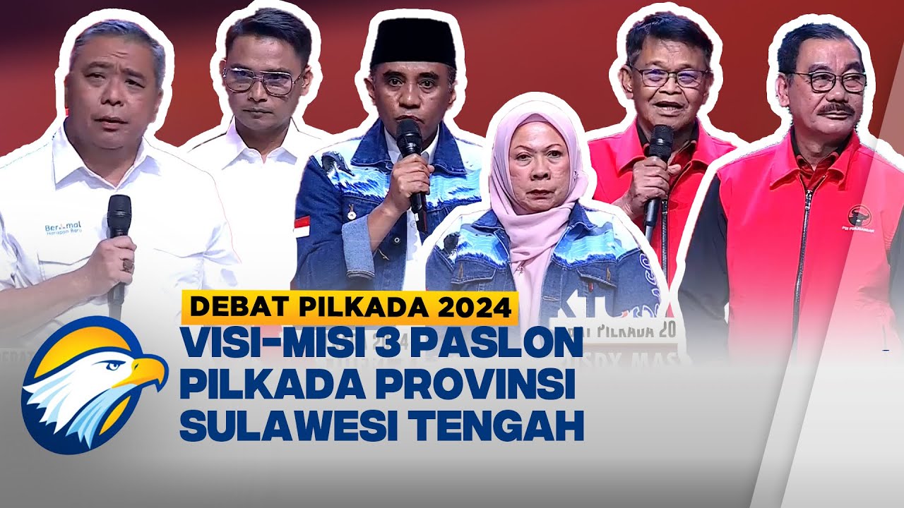 [FULL] Debat Perdana, Visi-Misi 3 Paslon Pilkada Provinsi Sulawesi Tengah - [DEBAT PILKADA 2024]
