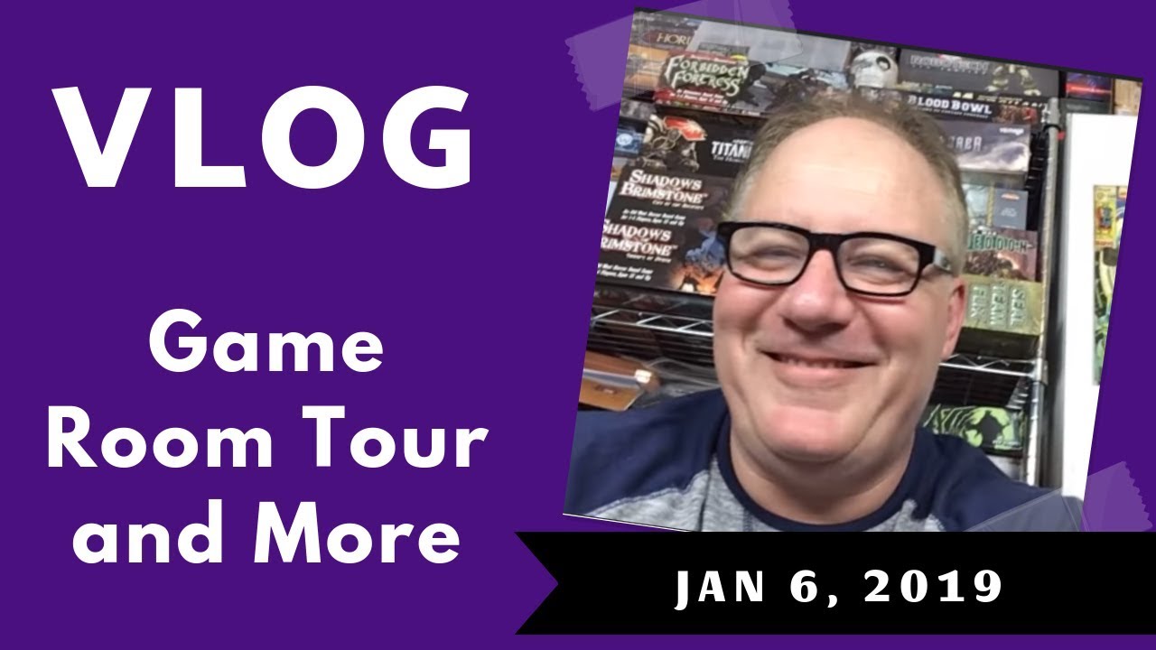 Live VLOG 1/6/19: Game Room Tour and More