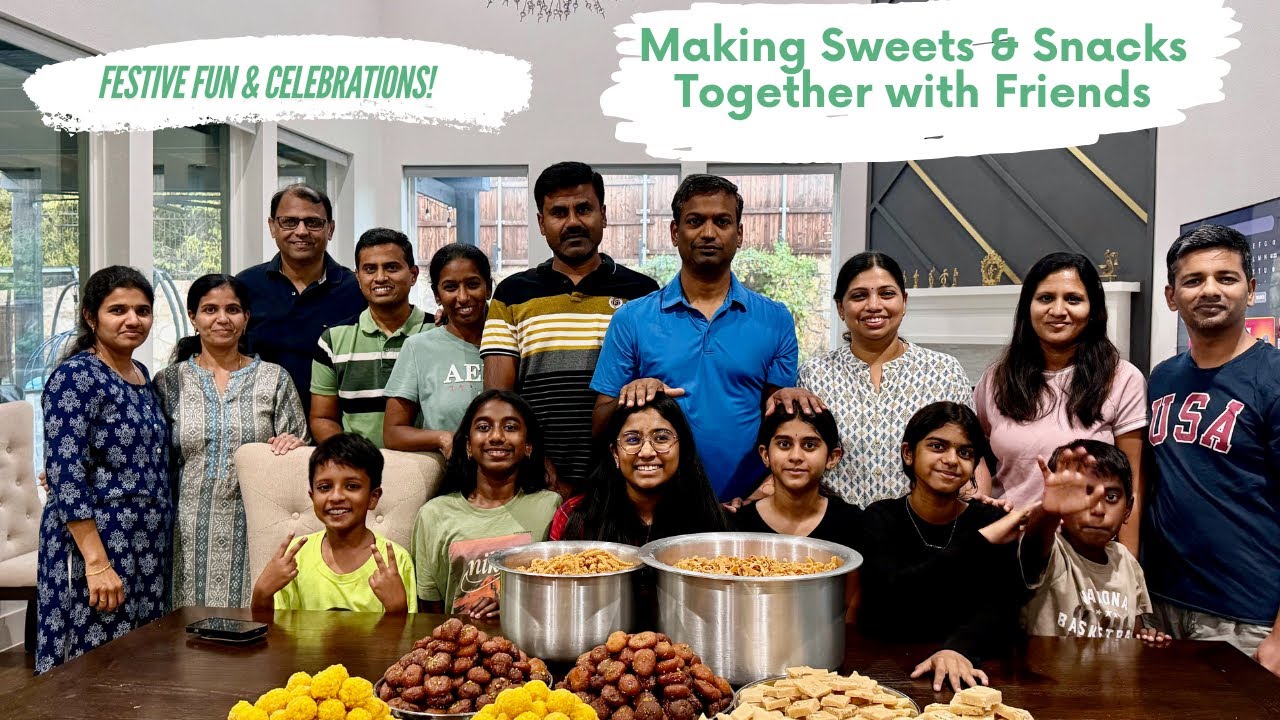 Diwali Delights 2024: Making Sweets & Snacks Together with Friends | Festive Fun & Celebrations!