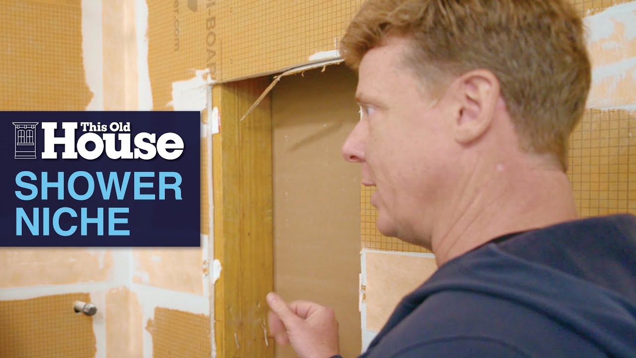 How to Frame Out a Shower Niche | This Old House