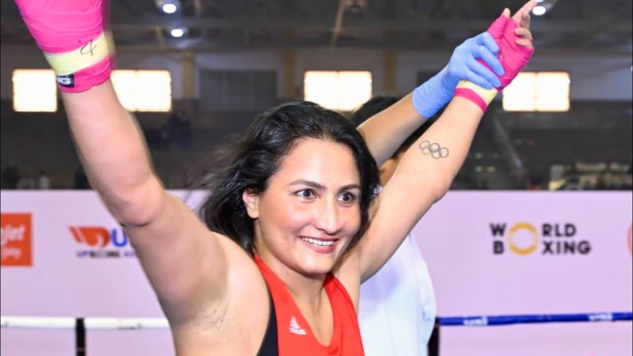 Best feeling…✨ Gold medal🥇 mindset: never settle for less ✨#poojaraniboxer #poojabohra