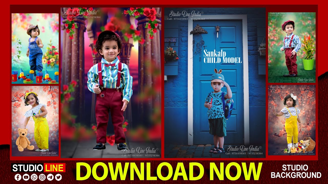 STUDIO BABY PSD || FULL NEW STUDIO BACKGROUND || VOLM - 401 ||