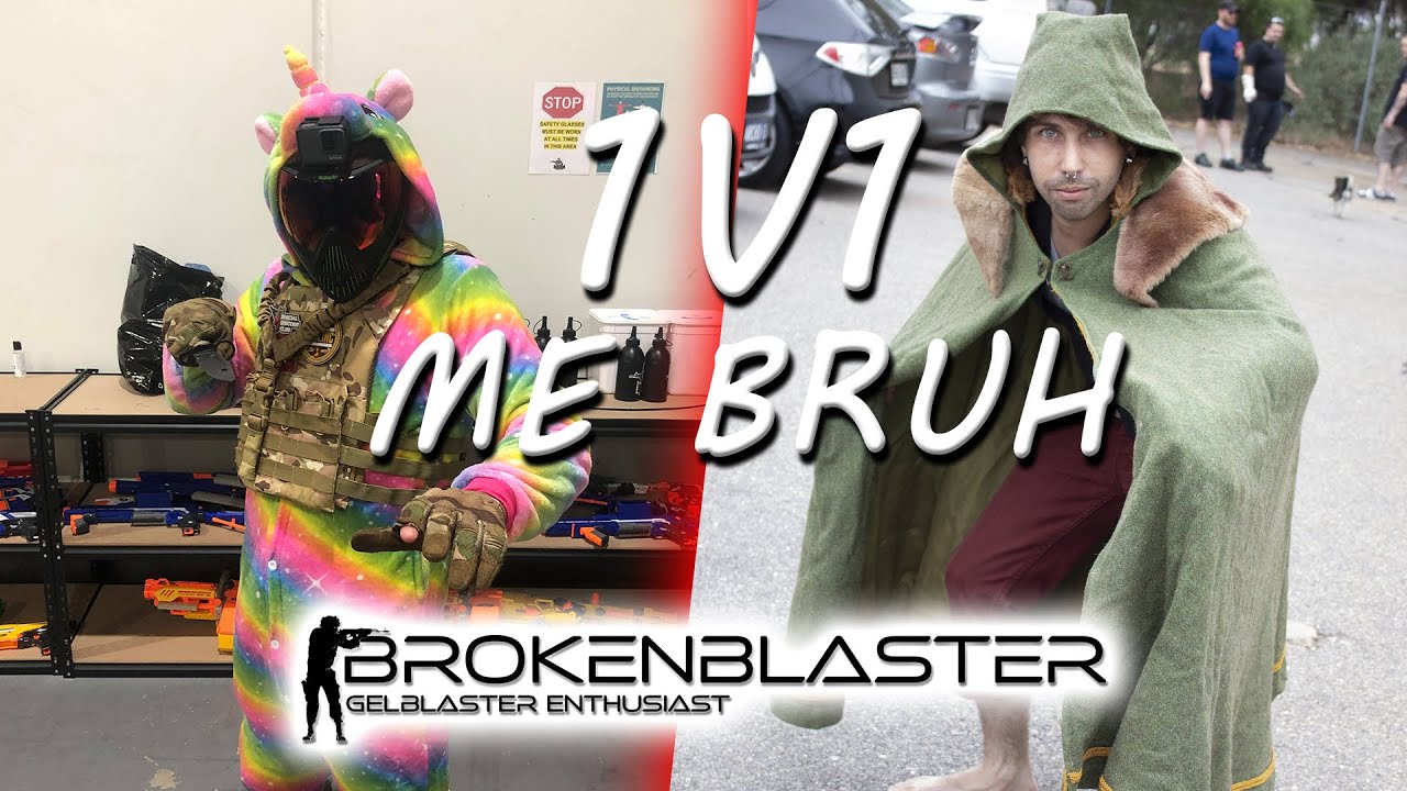 XTP GBB 1v1 Me Bruh (Tactical Unicorn vs Attack Hobbit) Gel Ball in South Australia