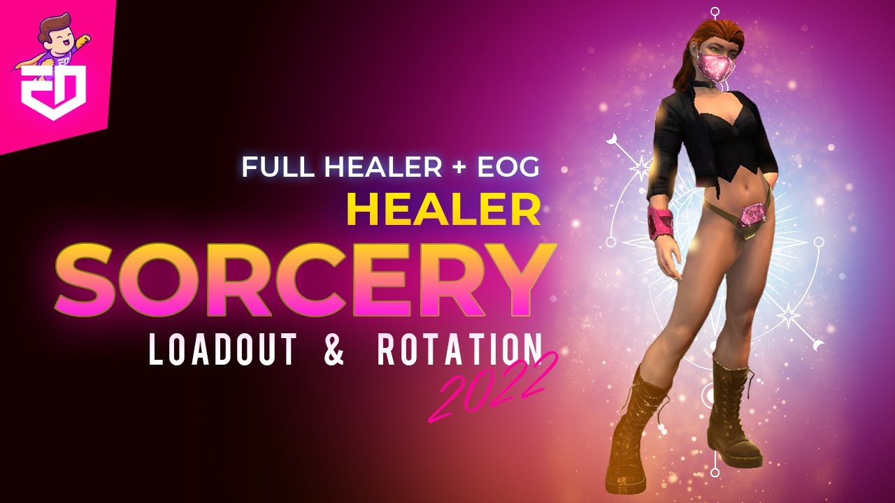 DCUO | Sorcery HEALER Loadout & Rotation 2022 | iEddy Gaming
