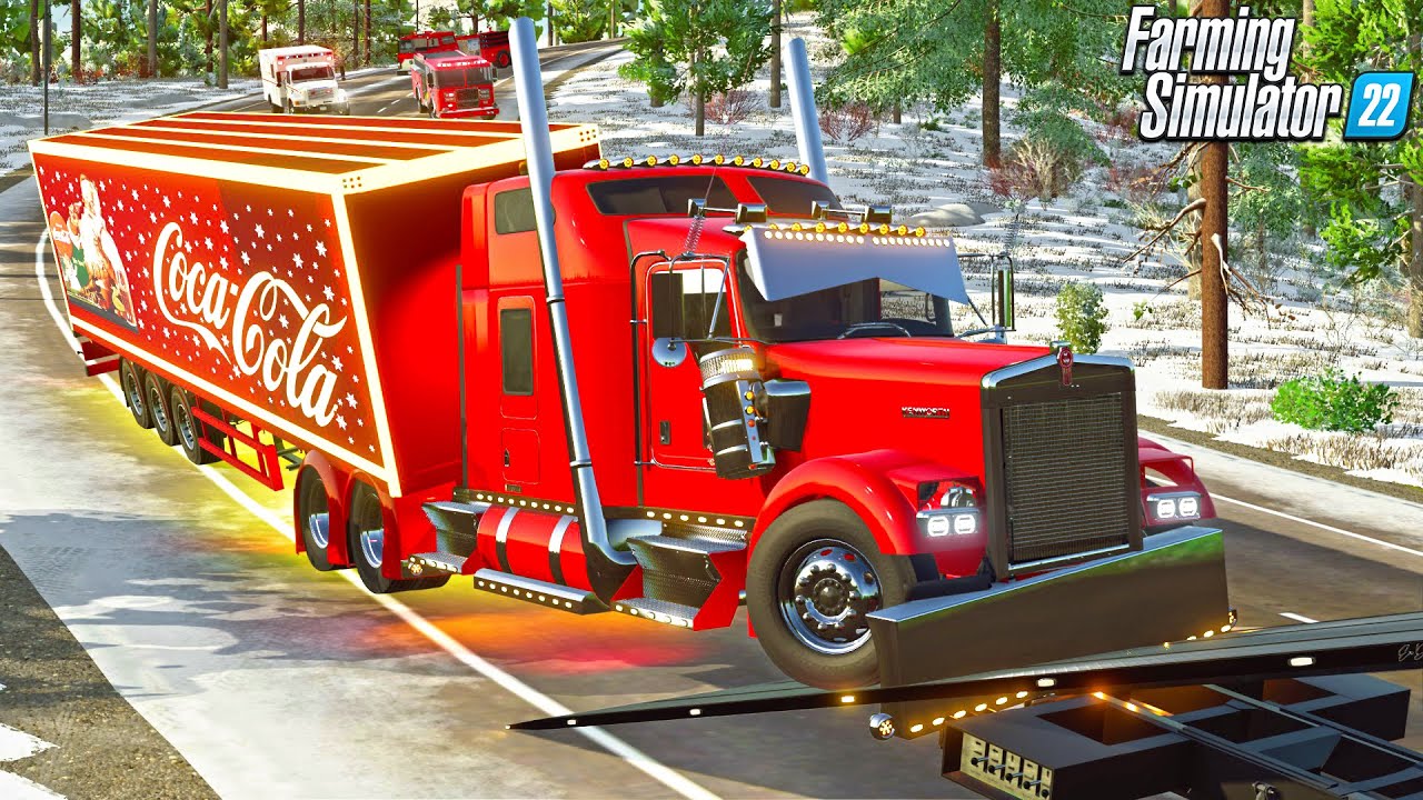 INTERSTATE ACCIDENT (TOTALED KENWORTH) | CAN WE MAKE MILLIONS? FARMING SIMULATOR 22