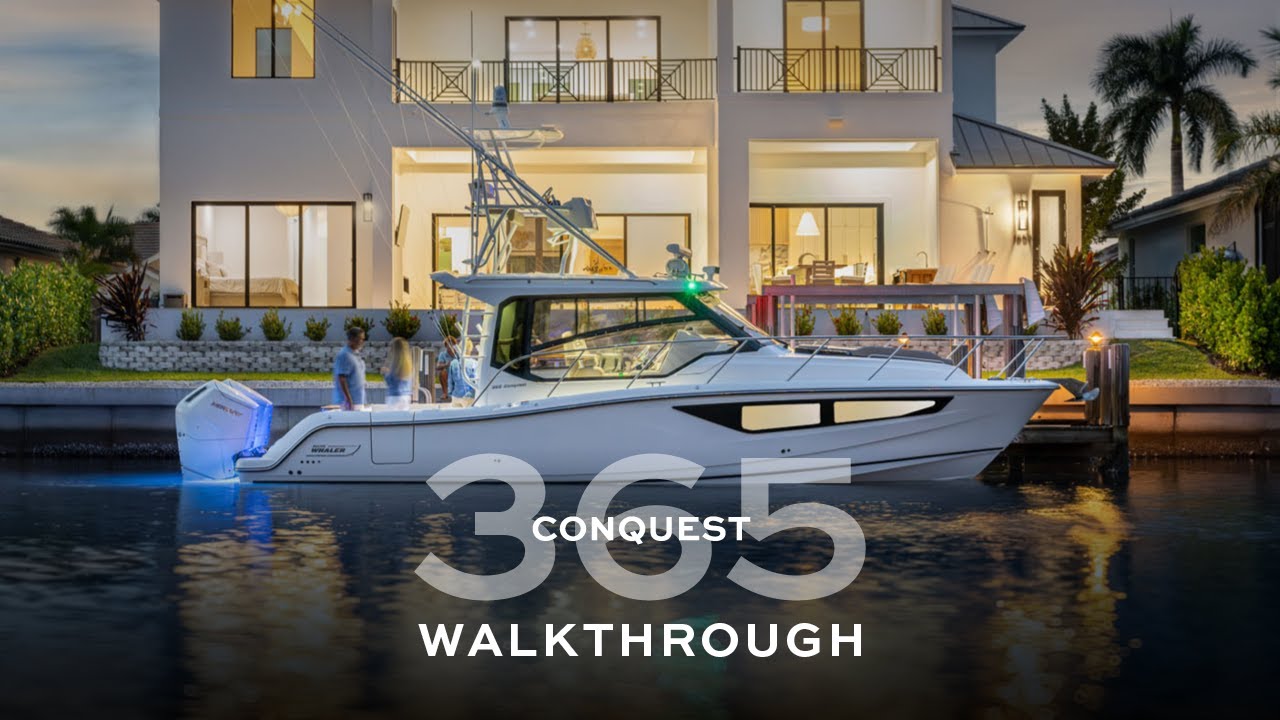 Каютный крейсер 365 Conquest | Обзор продукта | Boston Whaler