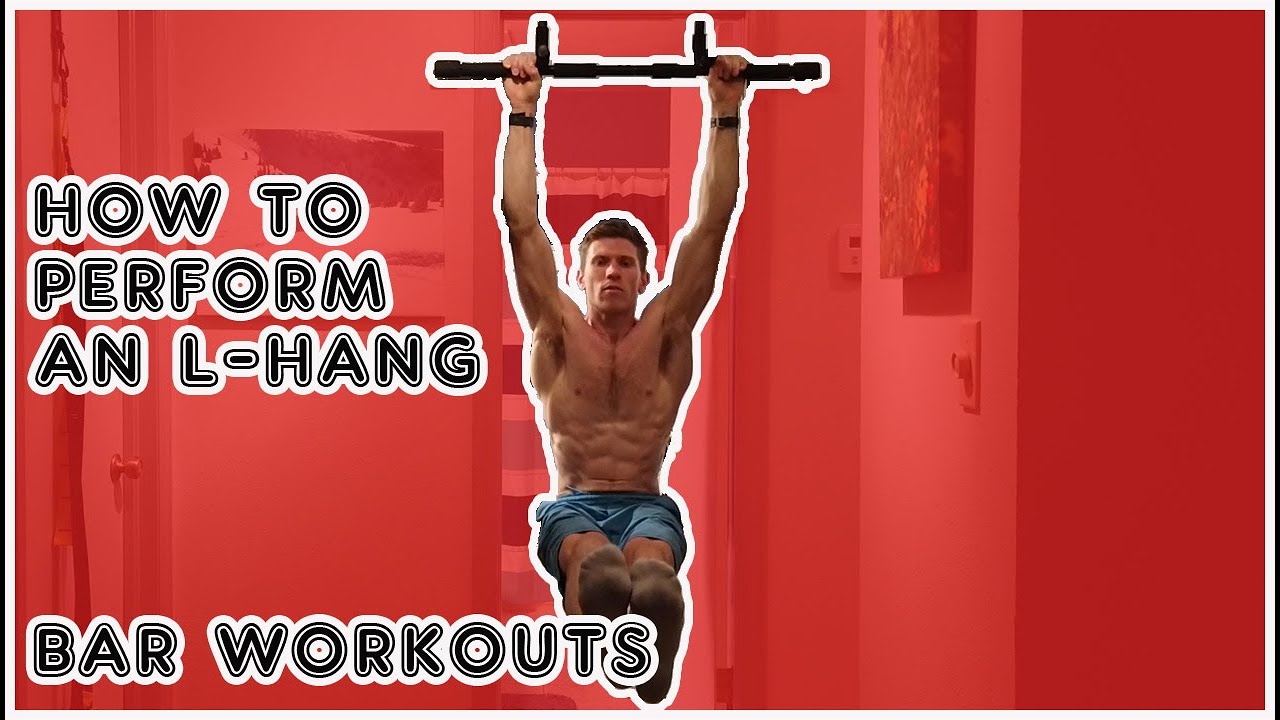 Progressive Tutorial on How to do an L Hang (core workout)