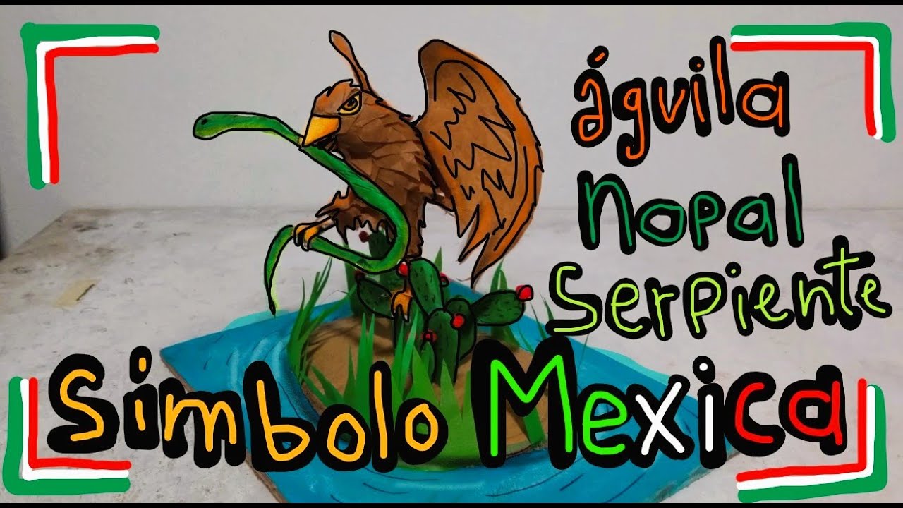 Símbolo Mexica-Azteca Águila Serpiente Nopal
