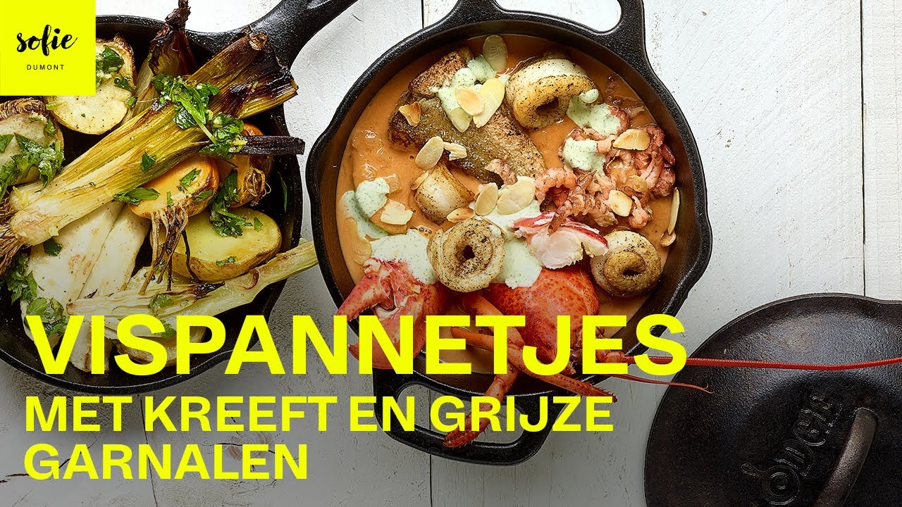 Deluxe vispannetje met kreeft & grijze garnalen | Sofie Dumont