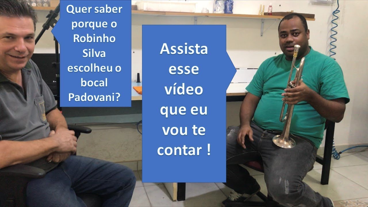 Robinho Silva conta por que escolheu o bocal Padovani