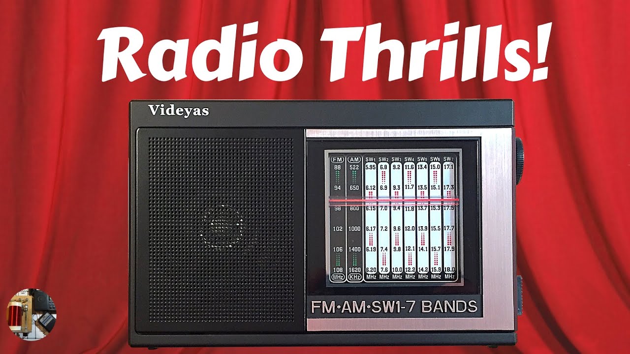 Under $13! Videyas AM FM Shortwave 18650 Powered Radio Review