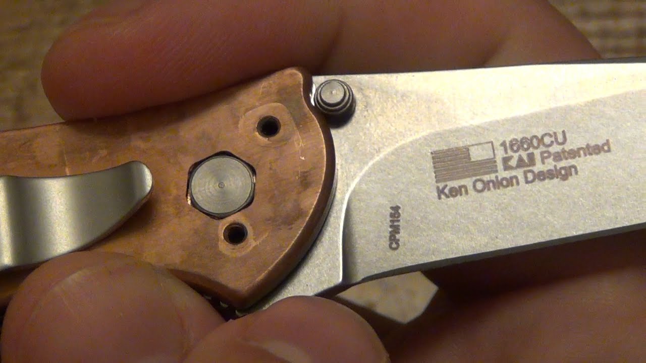 Kershaw "Leek" (Copper /CPM154 Version) MADE IN THE USA (Under 100 Bucks)