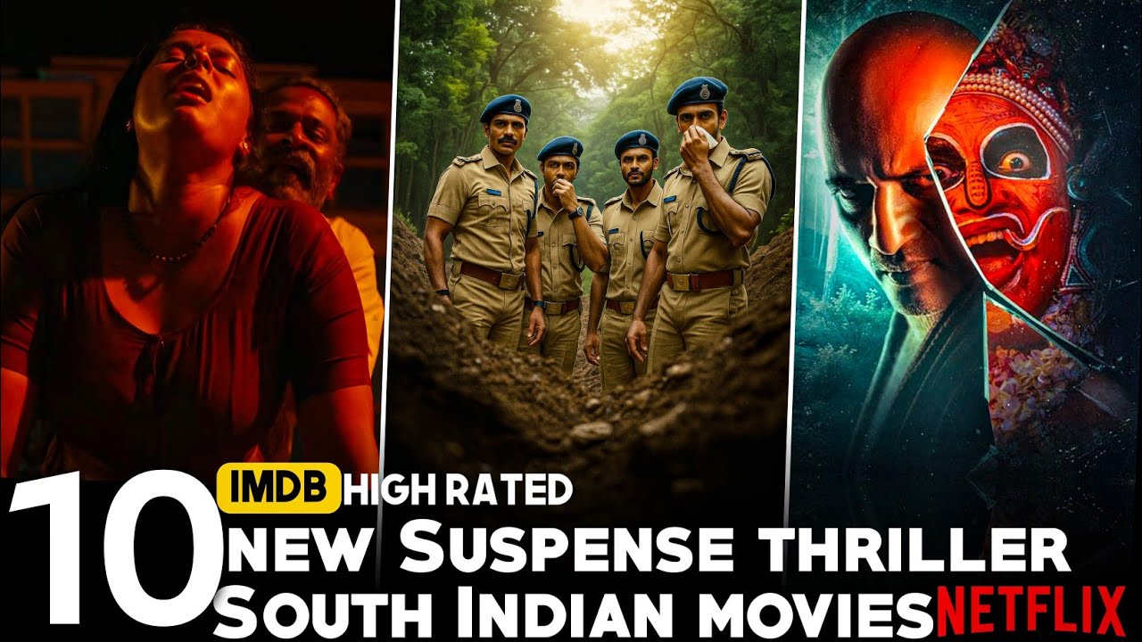 Top 10 south indian movies dubbed in hindi on netflix| netflix suspense movies 2025