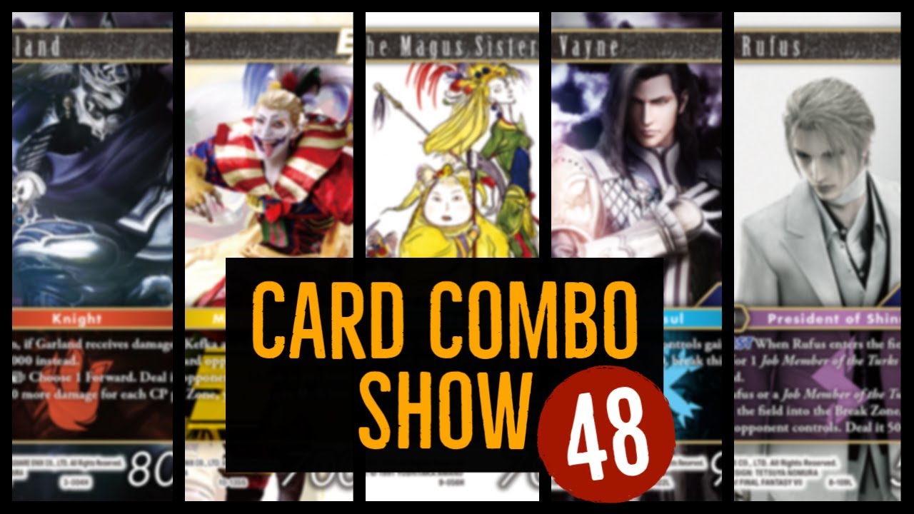 Draw 3 cards with one attack with Kefka! [CARD COMBO SHOW #48]