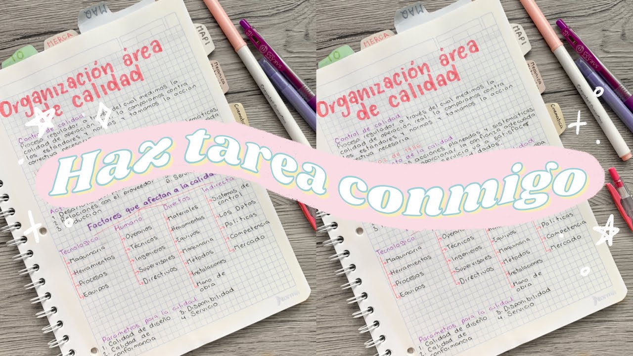 Haz tarea/apunte conmigo #1